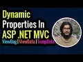 Dynamic Properties in ASP NET C ViewBag ViewData TempData