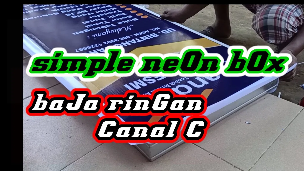Tutorial Desain Banner Konter Pulsa | Coreldraw indonesia