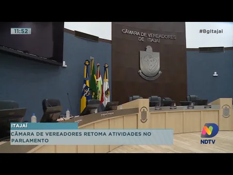 Câmara de Vereadores de Itajaí retoma atividades no parlamento