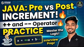Java Increment Decrement Operators Practice Pre vs Post Increment Questions By Sudhir Sir
