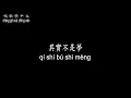 【唱歌學中文】►費玉清 / 重相逢◀ ►Fei Yu-Qing / Reunion ◀『青梅竹馬 情意深濃 如今都已成空』【動態歌詞中文、拼音Lyrics】