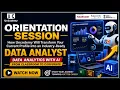 How to Become a Data Analyst in 2026 Orientation Session Data Analytics with AI Uncodemy