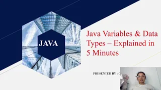 Day 2 Java Variables and Data Types Explained in 5 Minutes Java for Beginners