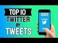 top 10 twitter accounts users by tweets