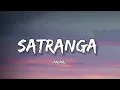 ANIMAL- Satranga (Lyrics) | Arijit | Ranbir Kapoor | Rashmika