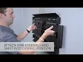 How to Adjust the SANUS Preferred Full-Motion TV Wall Mount For TVs 37 -90