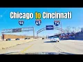 Driving from Chicago to Cincinnati Ohio i94 i65 i74 A real time road trip
