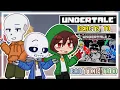 Undertale Reacts to Bad Time Trio Full Fight Animation // Gacha Life 2