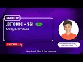 Array Partition Leetcode 561 Approach Code with explanation