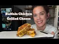 Buffalo Chicken Grilled Cheese on Homemade Bread