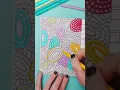 Satisfying Coloring Page Timelapse Abstract Pattern Art Therapy for Adults