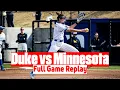 Duke vs Minnesota Softball Full Game Replay 2025 Mary Nutter Collegiate Classic