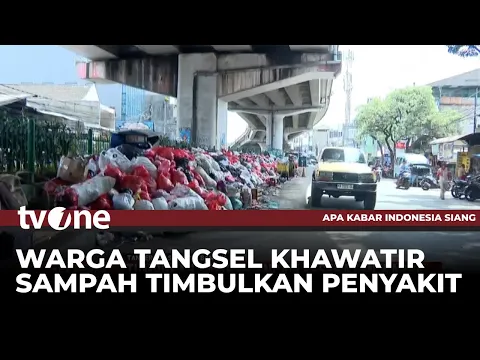 Tumpukan Sampah Ancam Kesehatan Warga Tangsel