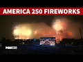 FULL America 250 4th of July fireworks show in Washington DC