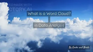 Data Analysis skills Creating a Word Cloud using Python