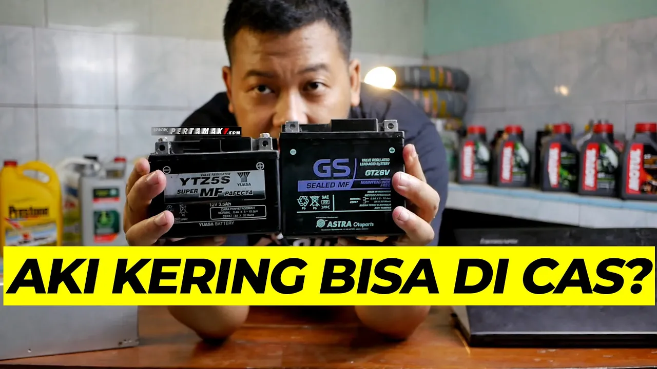 aki kering aspira gtz6v untuk motor Honda beat pop esp iss,vario 125/150 dll