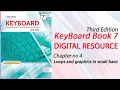 Keyboard book 7 chapter no 4 Loops and graphics in small basic