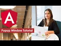 Angular 12 Tutorial Model Popup window