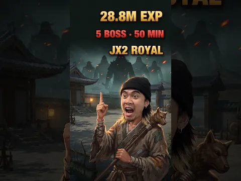 Royal Weekend Event មកវិញហើយ! 5 Boss ក្នុង៥០នាទី = EXP 28.8M!!!