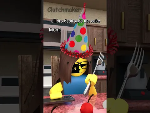 Lil bro destroyed the cake 💀 #shorts #robloxanimation #roblox #fypp #memes