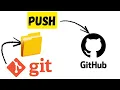 GitHub Pushing in 60 Seconds Connect Git Upload Your WHOLE Project Beginner Friendly