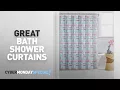Walmart Top Cyber Monday Bath Shower Curtains Deals Mainstays Bright Inspirational 13-Piece Shower