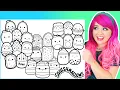 Coloring Squishmallows Food Sweet Treats Breakfast Coloring Pages Squishmallows Food Plushies