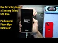 How to Factory Reset a Samsung Galaxy S23 Ultra Lock Code removal
