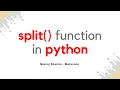 Split Function In Python Neeraj Sharma