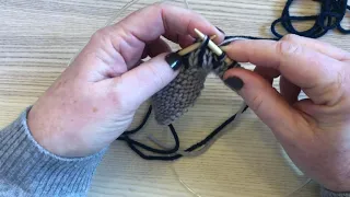 JST How To brRsl - brioche right slant decrease