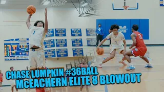 Chase Lumpkin In HEATED WIN OR GO HOME ELITE 8 PLAYOFFS McEACHERN VS PEACHTREE RIDGE