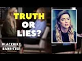 The TRUTH within Amber s TRUTH Possible Meaning Behind her Words - UK Barrister Analysis