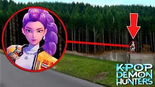 Drone Catches RUMI FROM KPOP DEMON HUNTERS IN REAL LIFE!!