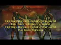 Manowar - Fighting The World (Lyric Video) #lyrics #manowar