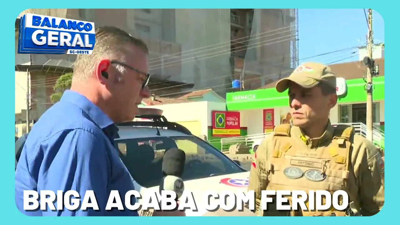 Briga após bebedeira acaba com homem ferido a golpe de facão