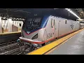 AMTRAK Long Distance Trains Departing NYC Penn Station