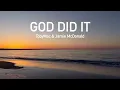 God Did It • TobyMac & Jamie MacDonald • Lyrics | Sunset Ocean Worship Video