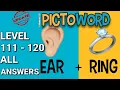Pictoword Level 111-120 ALL ANSWERS