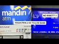 CARA MUDAH SETOR TUNAI DI MESIN ATM MANDIRI || terbaru tanpa antri ke teller bank