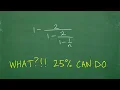 BEST WAY to simplify Complex Fraction within a Complex Fraction with Variables