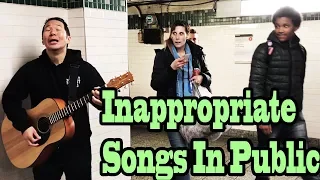 singing inappropriate songs in the nyc subway singing in public 