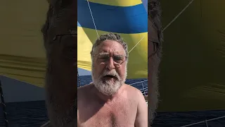 Sailing home under a spinnaker