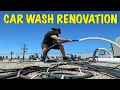 Self Serve Car Wash Renovation continues