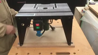 Download 50 year Old Bosch Router and $ 50 Router table = New Router table MP3