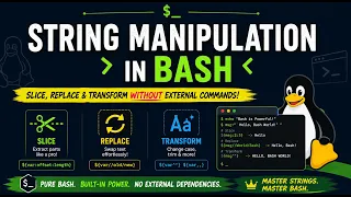 String Manipulation in Bash - Slice Replace Transform Without External Commands