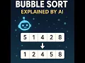 Bubble Sort Explained in 50 Seconds Sorting Algorithms Made Easy