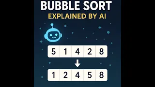 Bubble Sort Explained in 50 Seconds Sorting Algorithms Made Easy