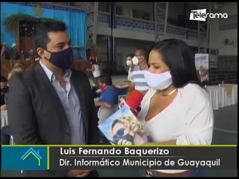 Municipio entrega credenciales a estudiantes de colegios fiscales para acceso ilimitado a Red Wifi