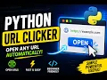 Python URL Clicker Open Any URL Automatically in Python Beginner Tutorial