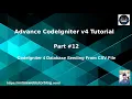 Advance CodeIgniter 4 Framework Tutorials CodeIgniter 4 Database Seeding From CSV File Tutorial